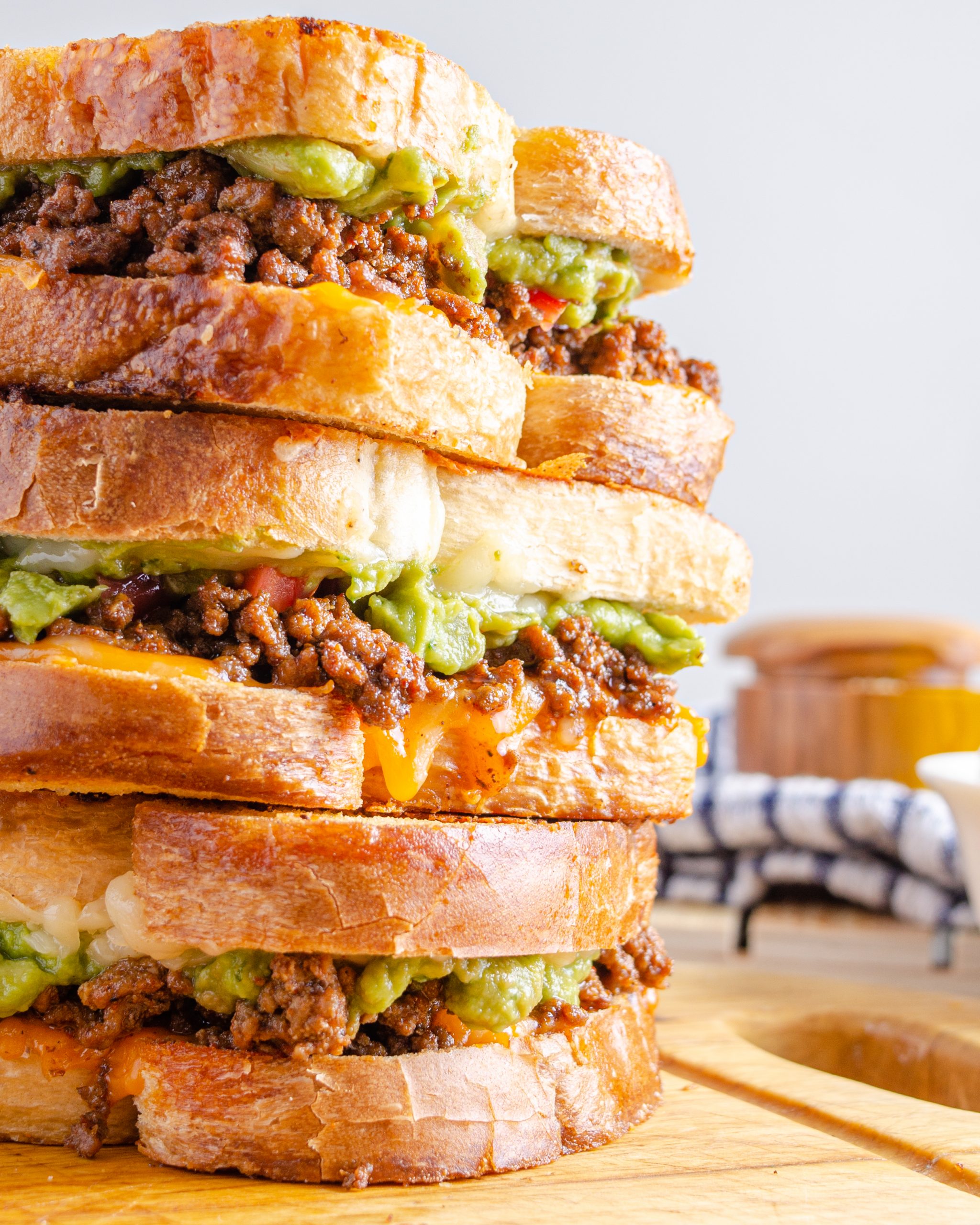 Taco Grilled Cheese Sandwich 