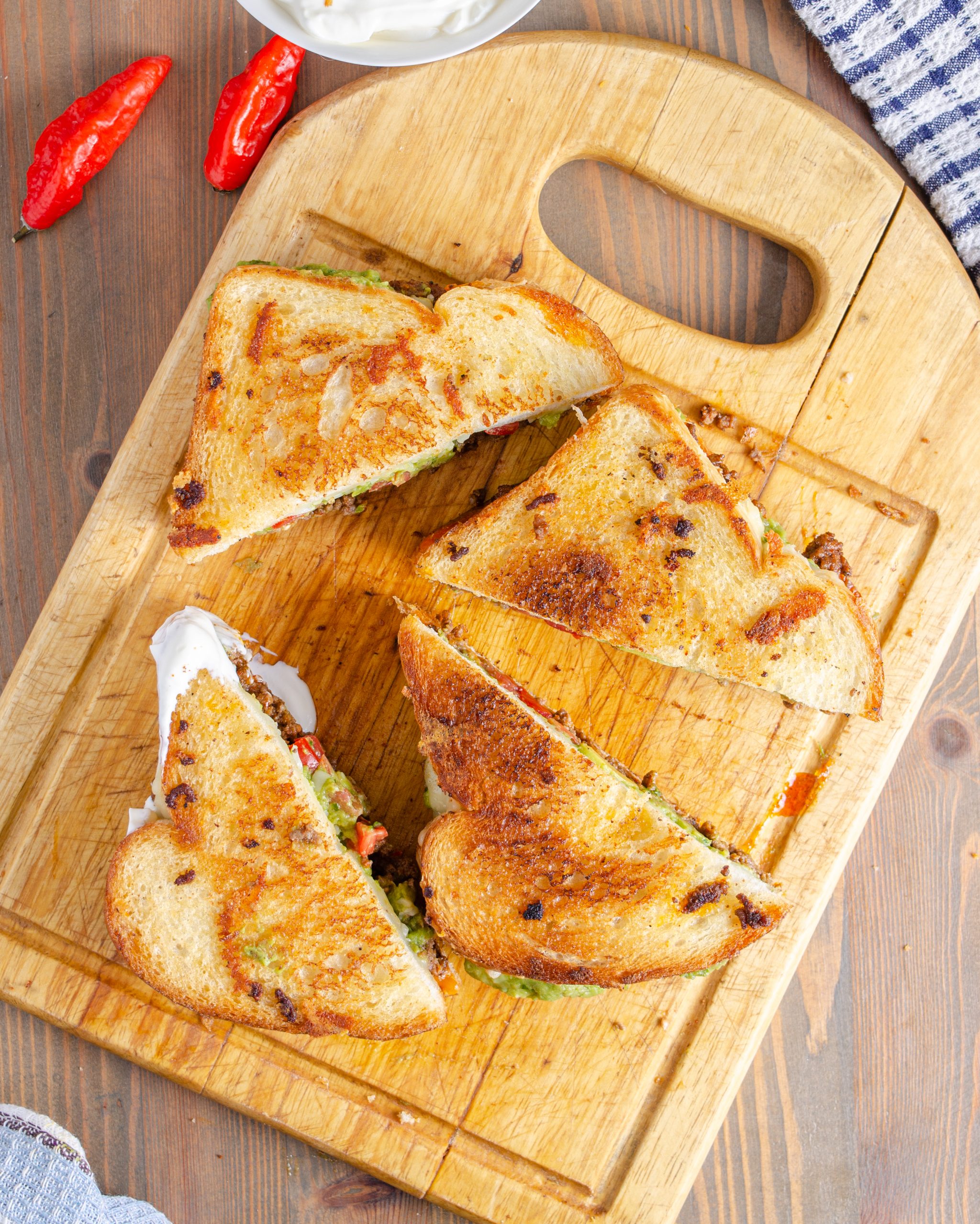 Taco Grilled Cheese Sandwich, taco grilled cheese, taco sandwich, grilled cheese taco