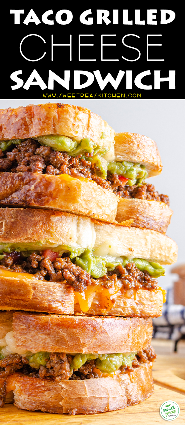 Taco Grilled Cheese Sandwich  on Pinterest