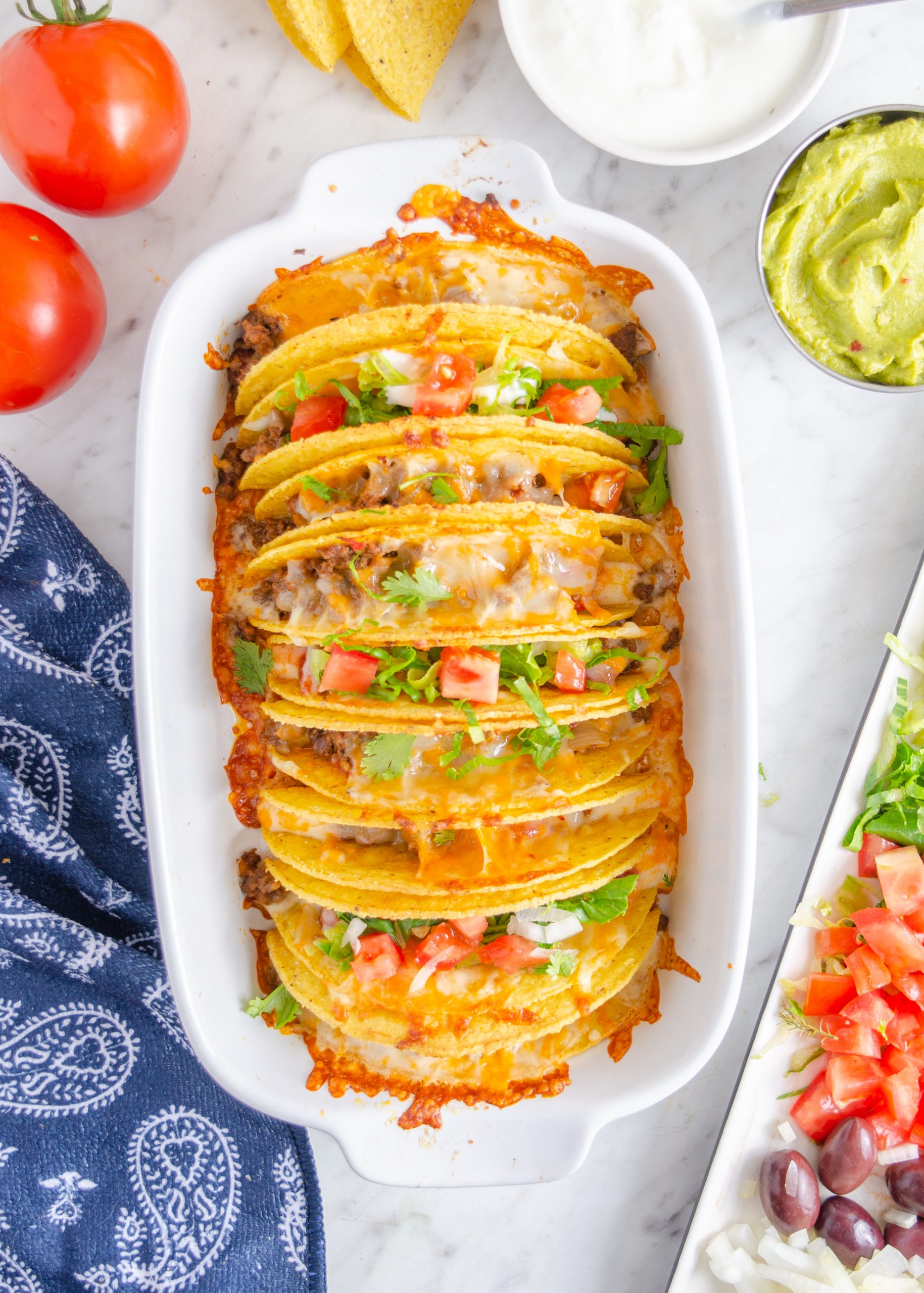 baked tacos, oven baked tacos, tacos in the oven, Taco Oven Bake