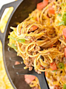 Taco Spaghetti - Sweet Pea's Kitchen