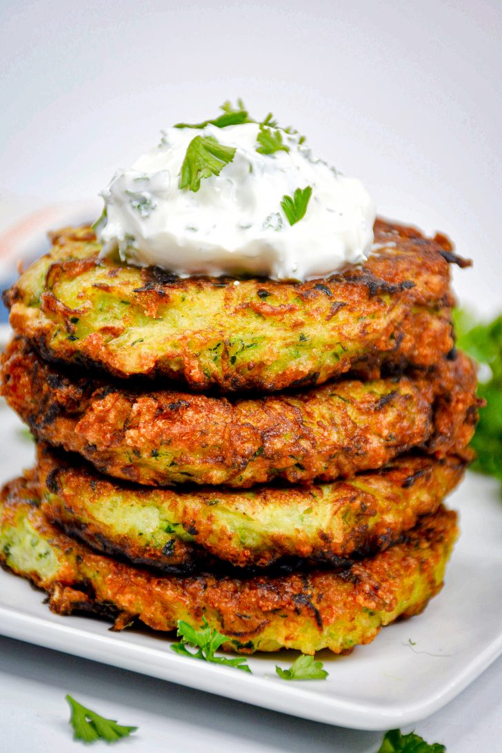 Zucchini Parmesan Cheese Fritters Sweet Pea's Kitchen