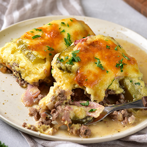 Bacon Cheeseburger Casserole-image