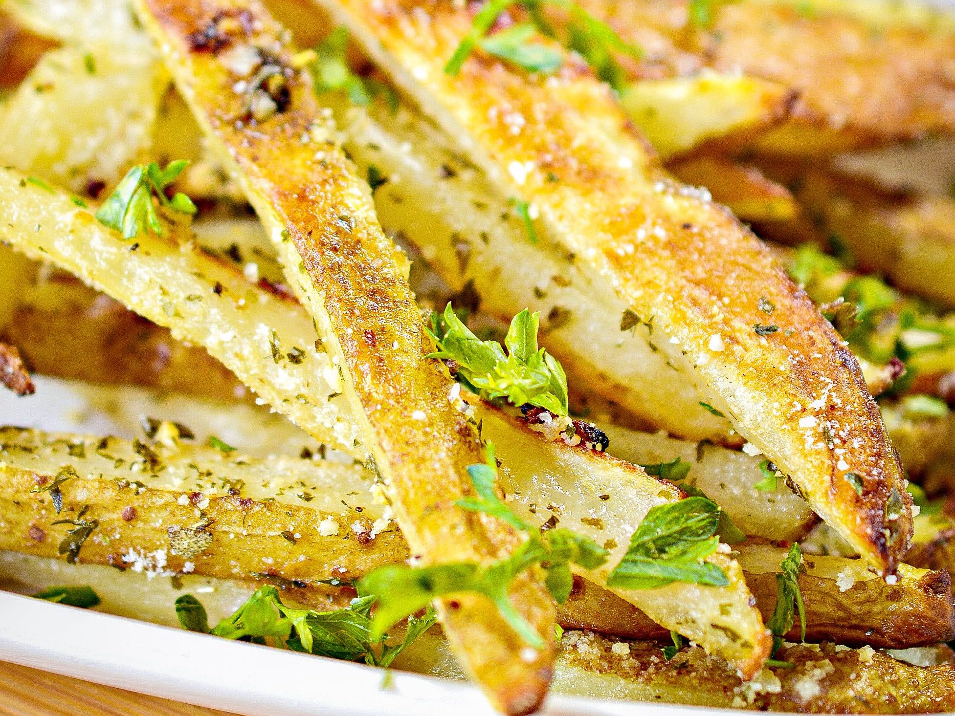 Oven Roasted Garlic Fries