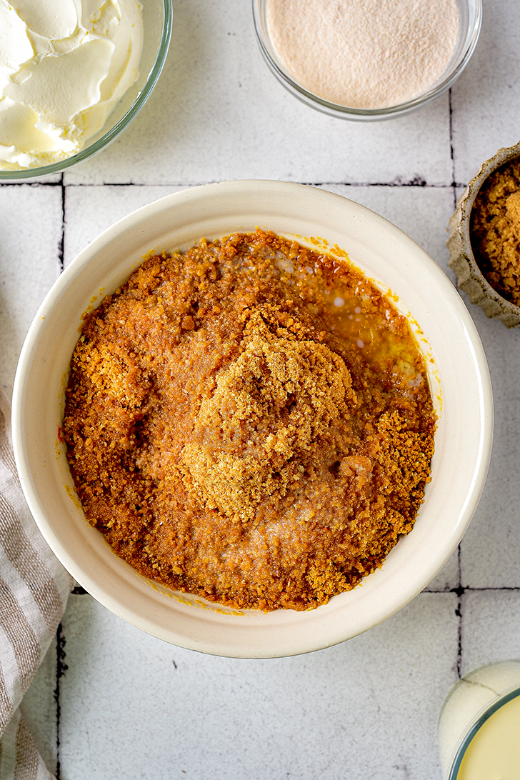 Stir together the Nilla Wafer crumbs and the melted butter until well combined.