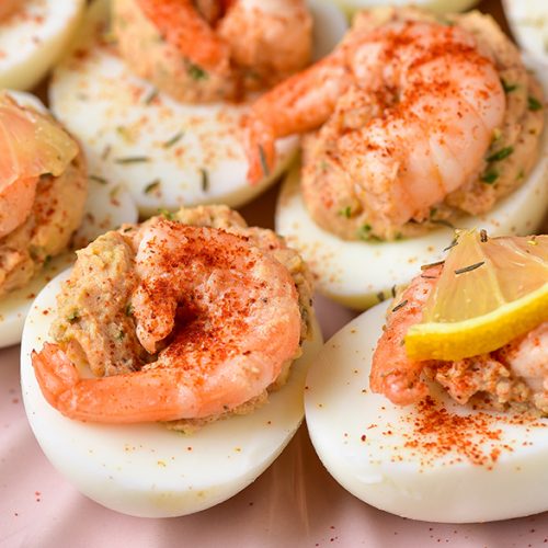 Cajun Shrimp Deviled Eggs Sweet Pea's Kitchen