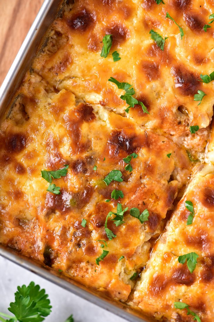 Cheesy Ground Beef Rice Casserole - Sweet Pea's Kitchen