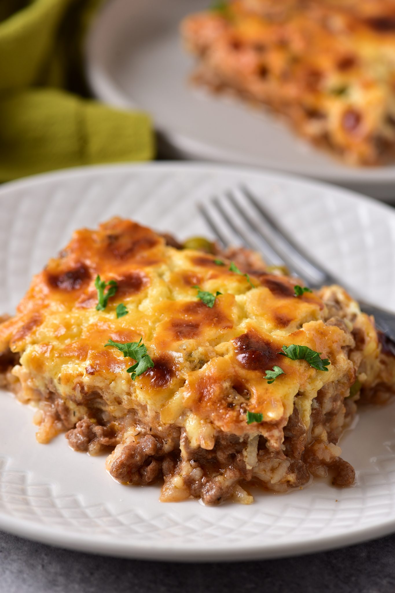 Cheesy Ground Beef Rice Casserole - Sweet Pea's Kitchen