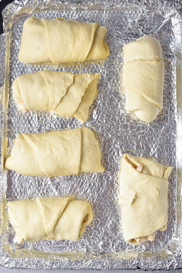 Place the rolls onto a parchment-lined baking sheet, and bake for 25 minutes. 