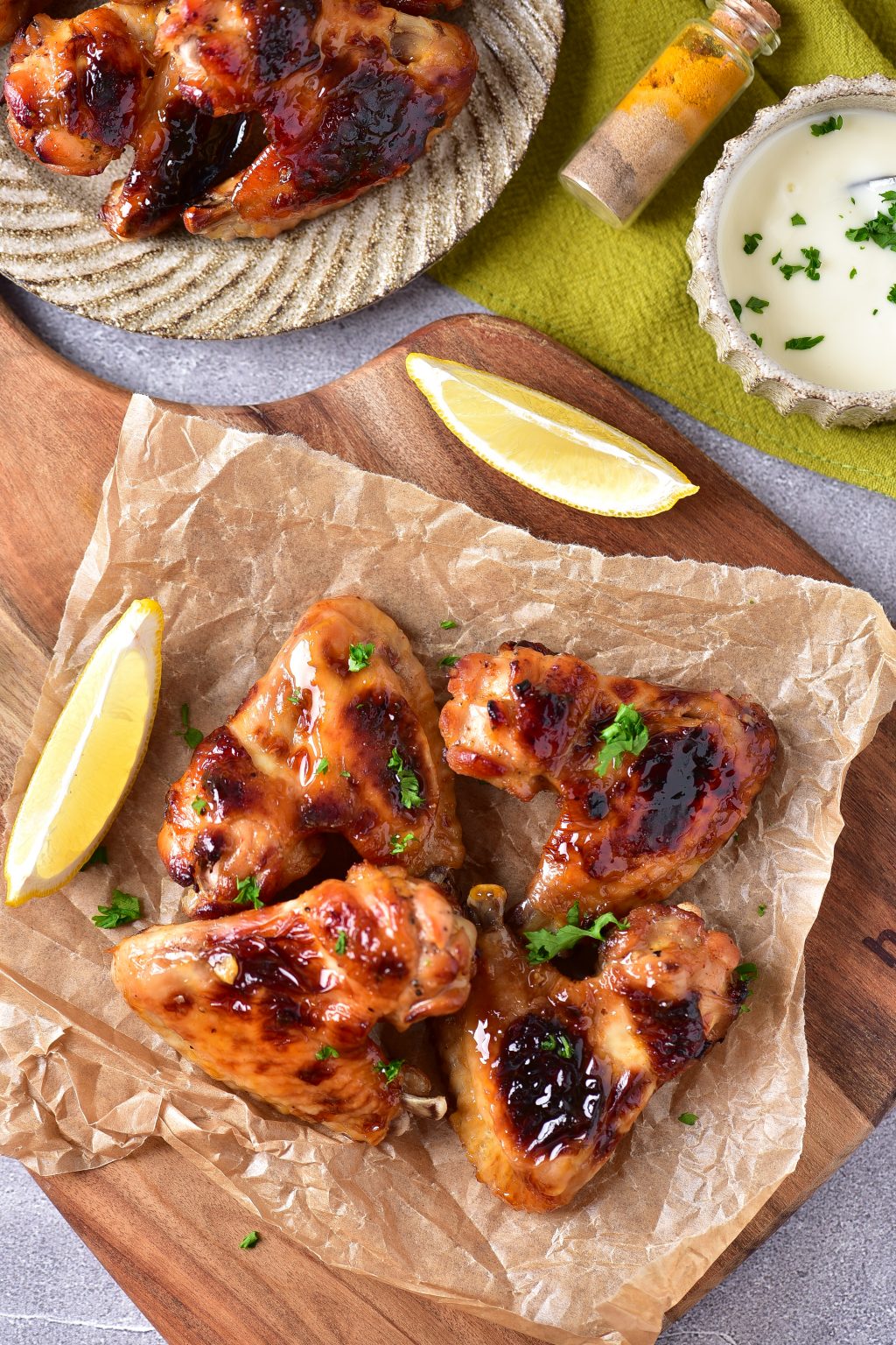 Spicy Garlicky Honey Lemon Pepper Wings Sweet Pea's Kitchen