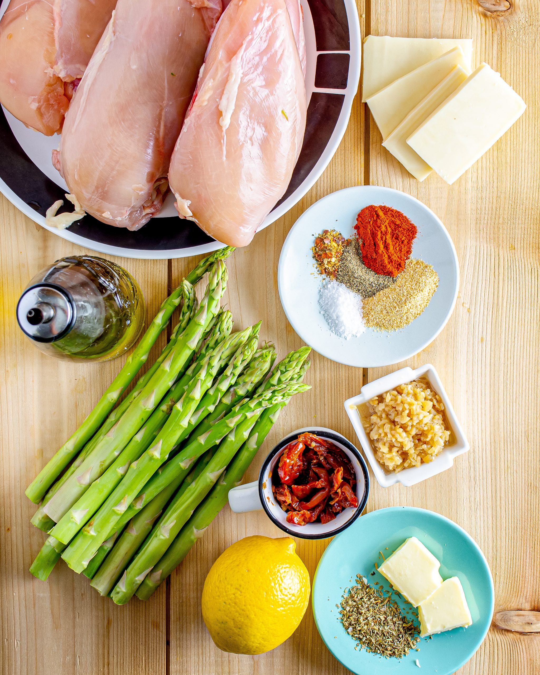 Asparagus Stuffed Chicken Breasts ingredients