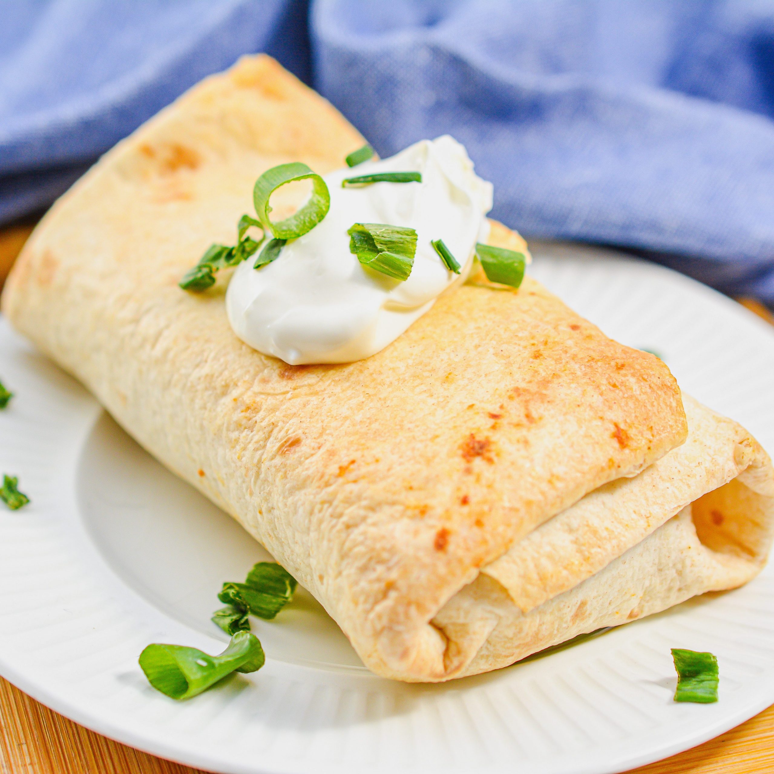 Cream Cheese Chicken Chimichangas Recipe -  Making