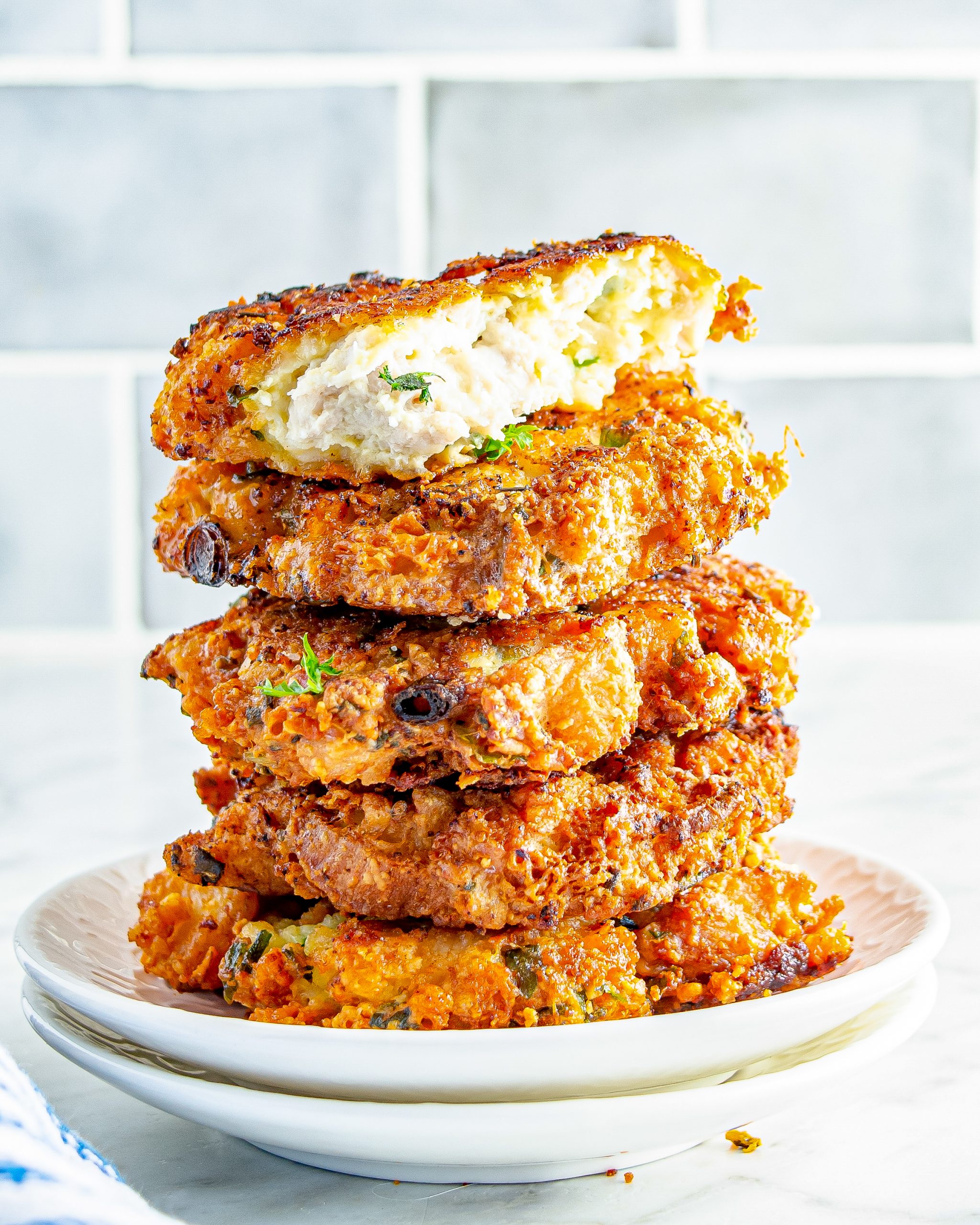 cheesy chicken fritters, chicken fritters recipe, cheesy chicken fritters recipe