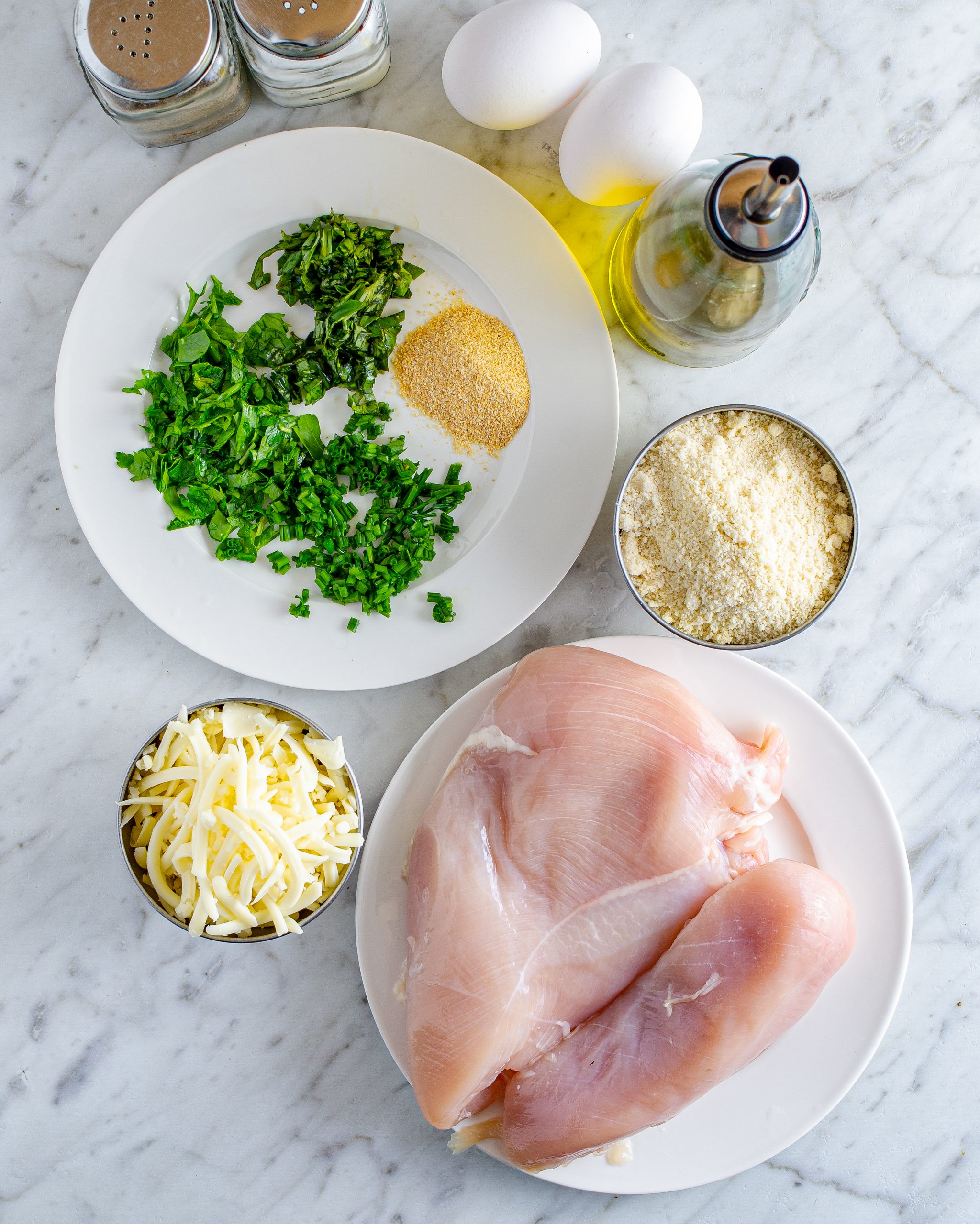 cheesy chicken fritters ingredients