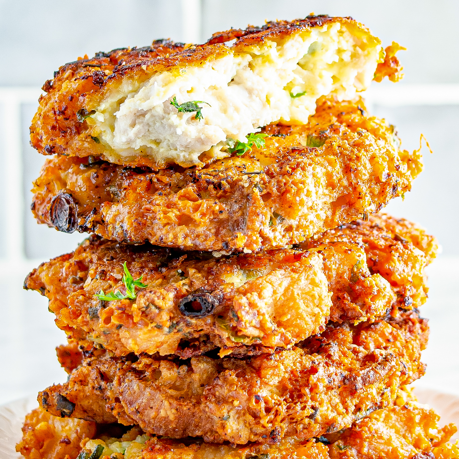 Cheesy Chicken Fritters Recipe-image