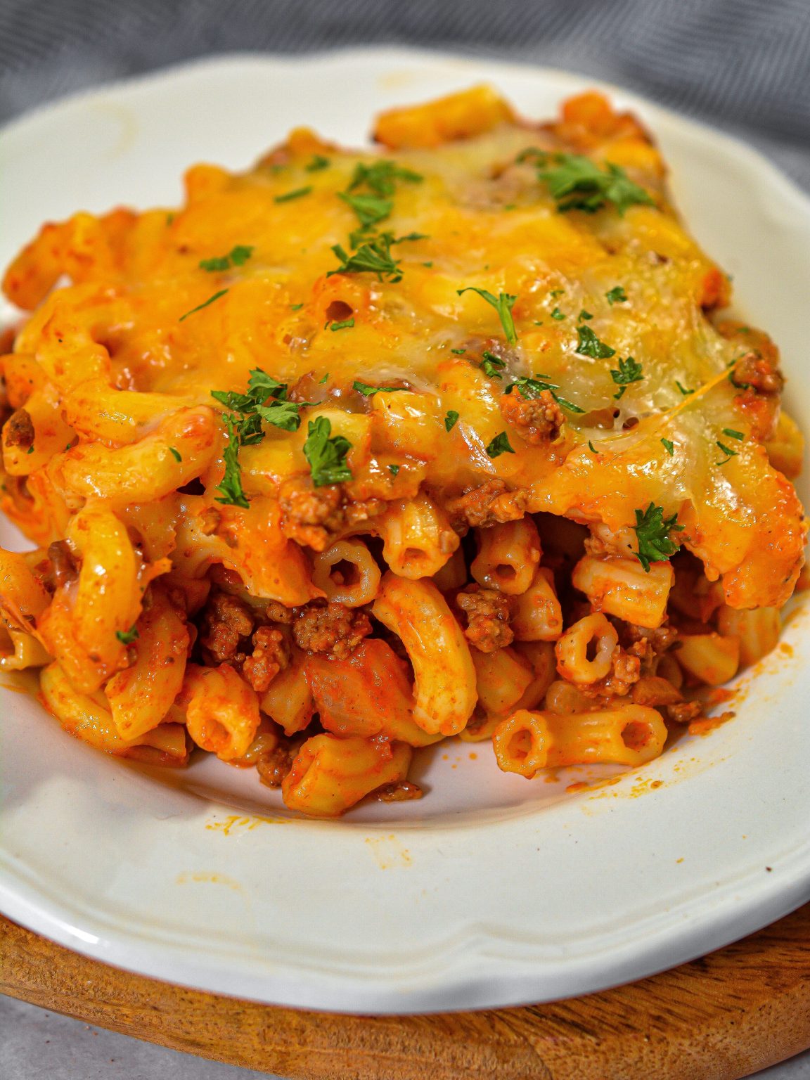 Cheesy Hamburger Casserole - Sweet Pea's Kitchen