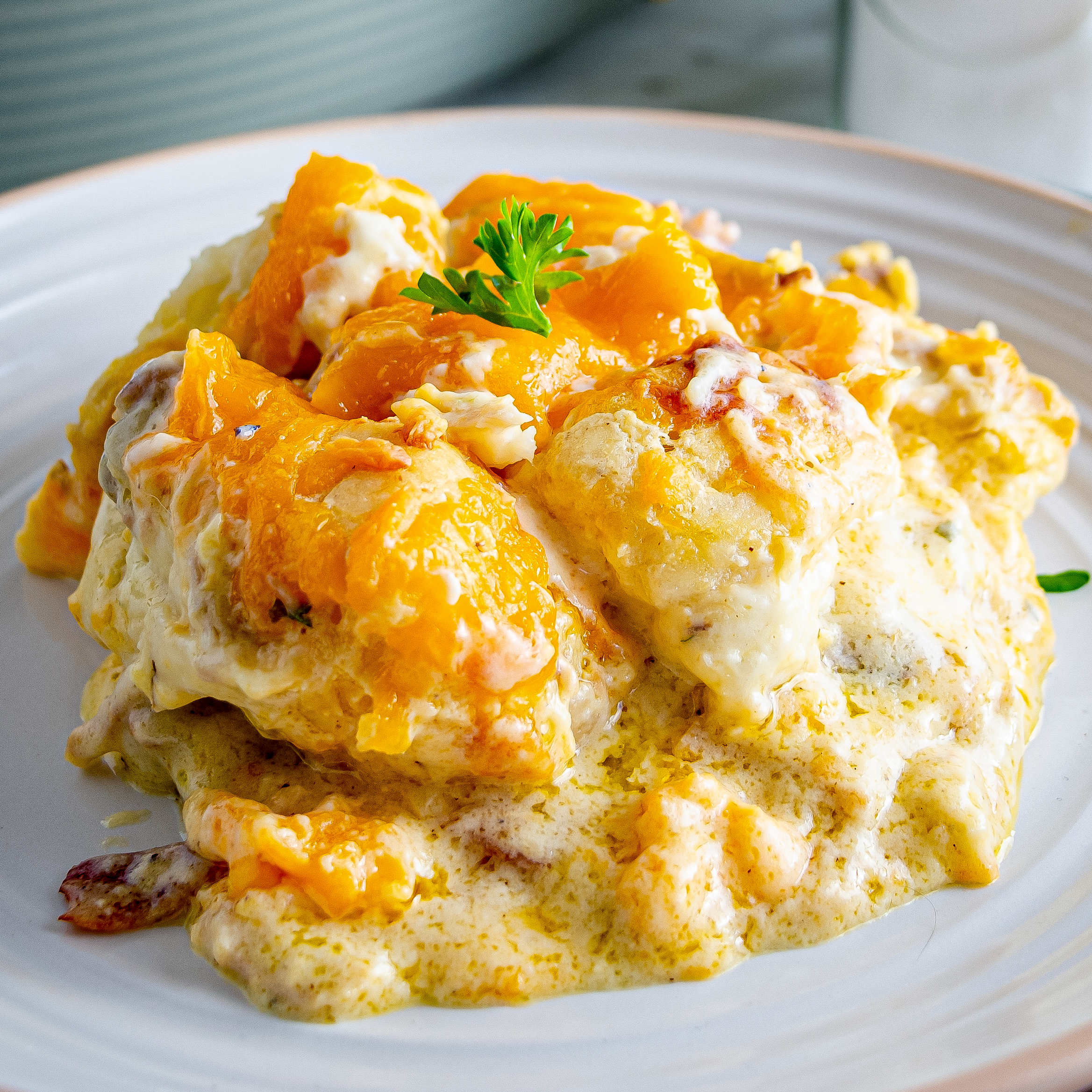 Chicken Bubble Biscuit Bake Casserole-image