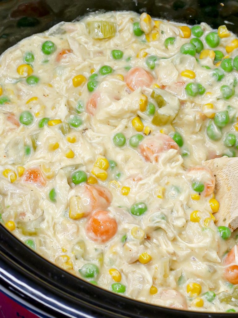 Crock Pot Chicken Pot Pie - Sweet Pea's Kitchen