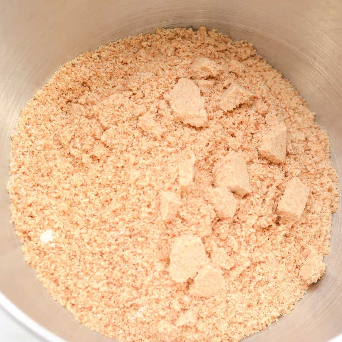 In a mixing bowl, add the almond flour.