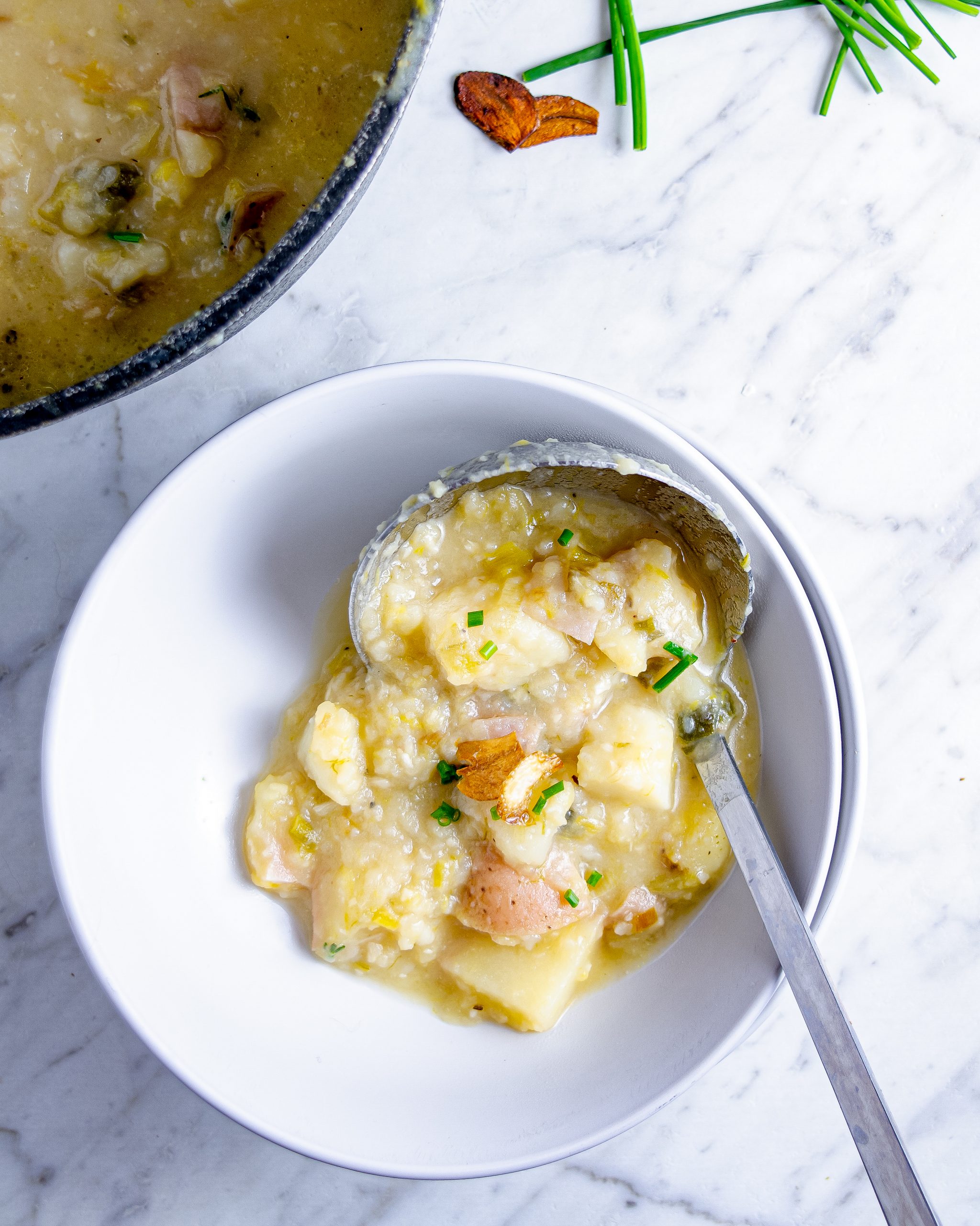 Garlic-Potato Soup