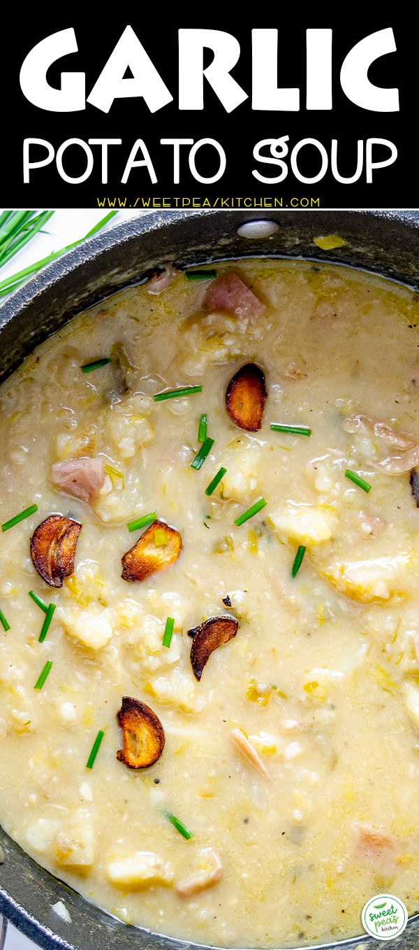 Garlic Potato Soup on Pinterest