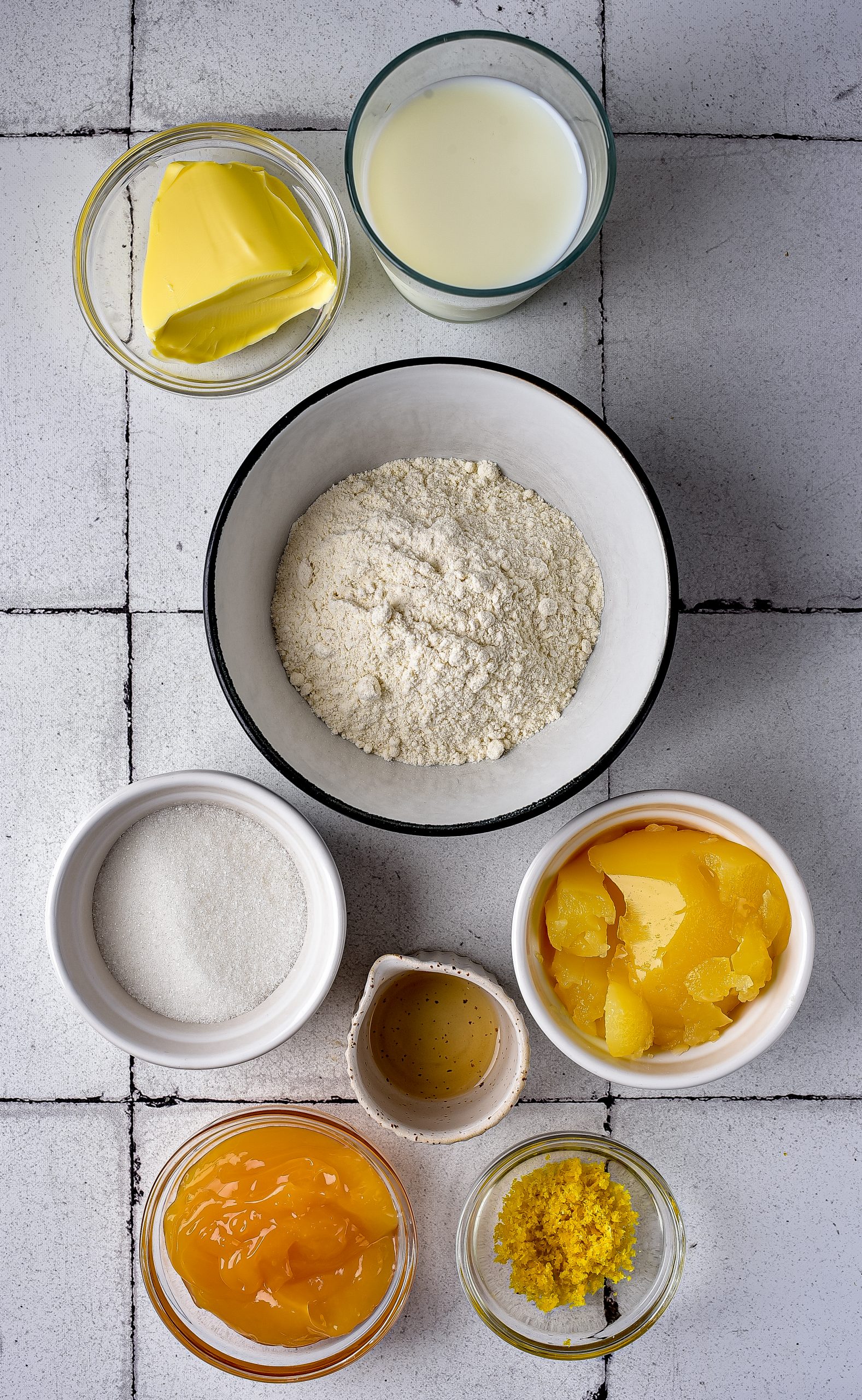 Magic Lemon Cobbler Recipe ingredients