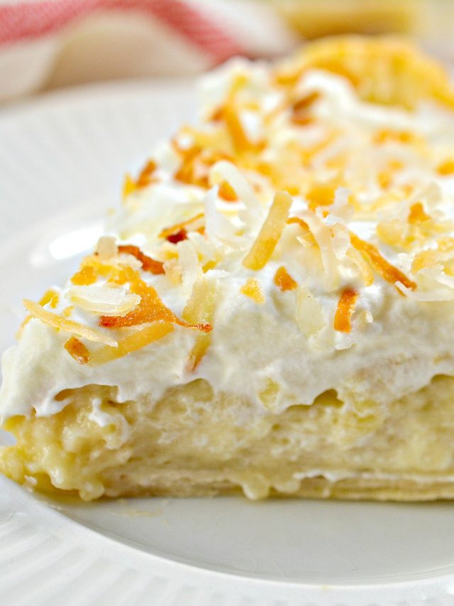 Old Fashioned Coconut Cream Pie - Sweet Pea's Kitchen