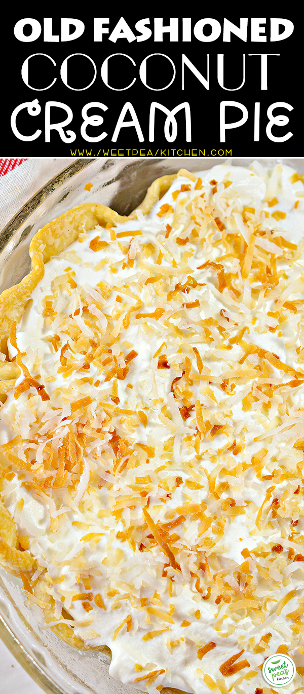 Old Fashioned Coconut Cream Pie on pinterest