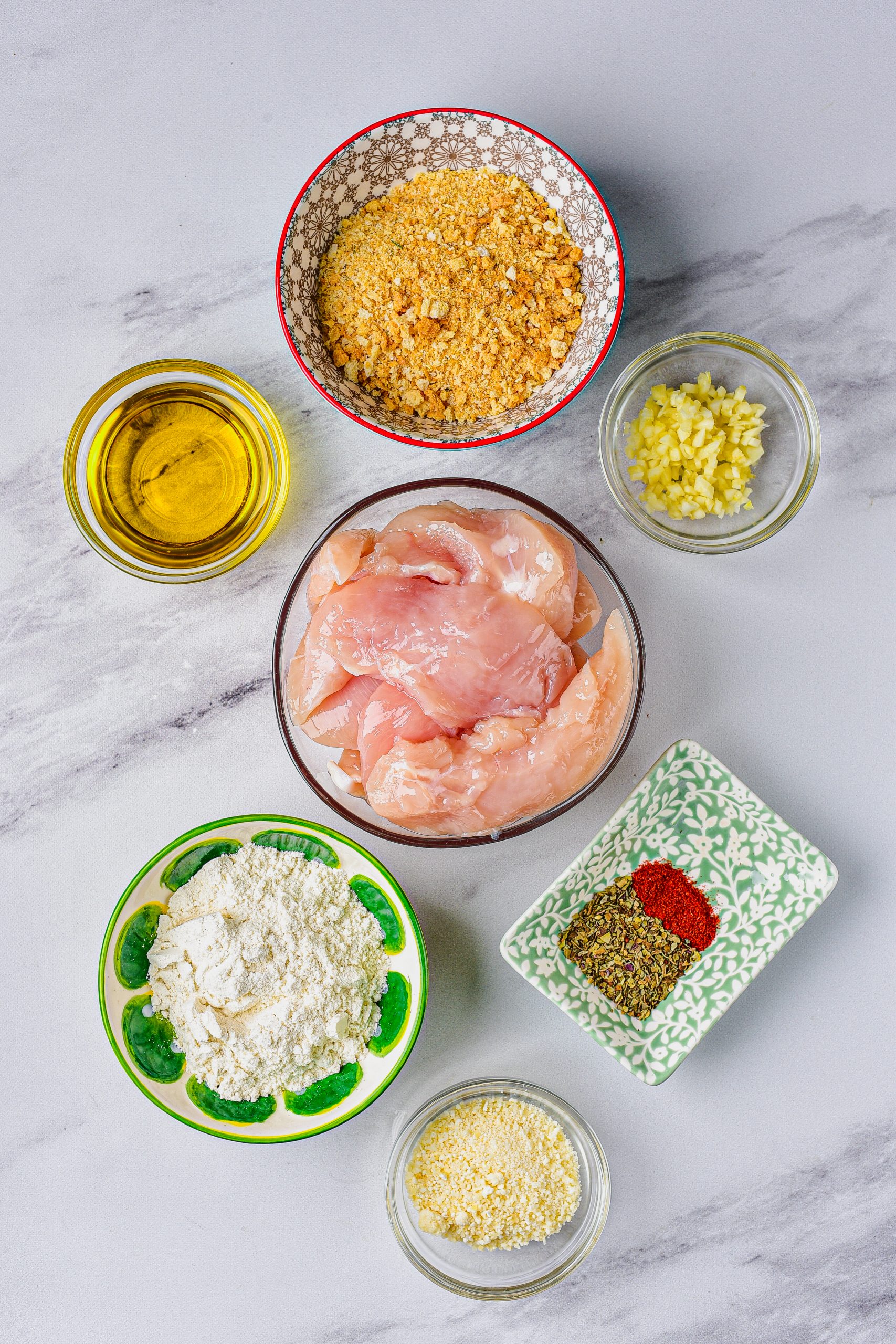 Parmesan-Crusted Air Fryer Chicken Tenders ingredients