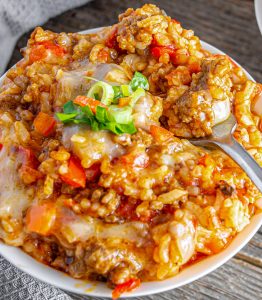 Stuffed Pepper Skillet - Sweet Pea's Kitchen