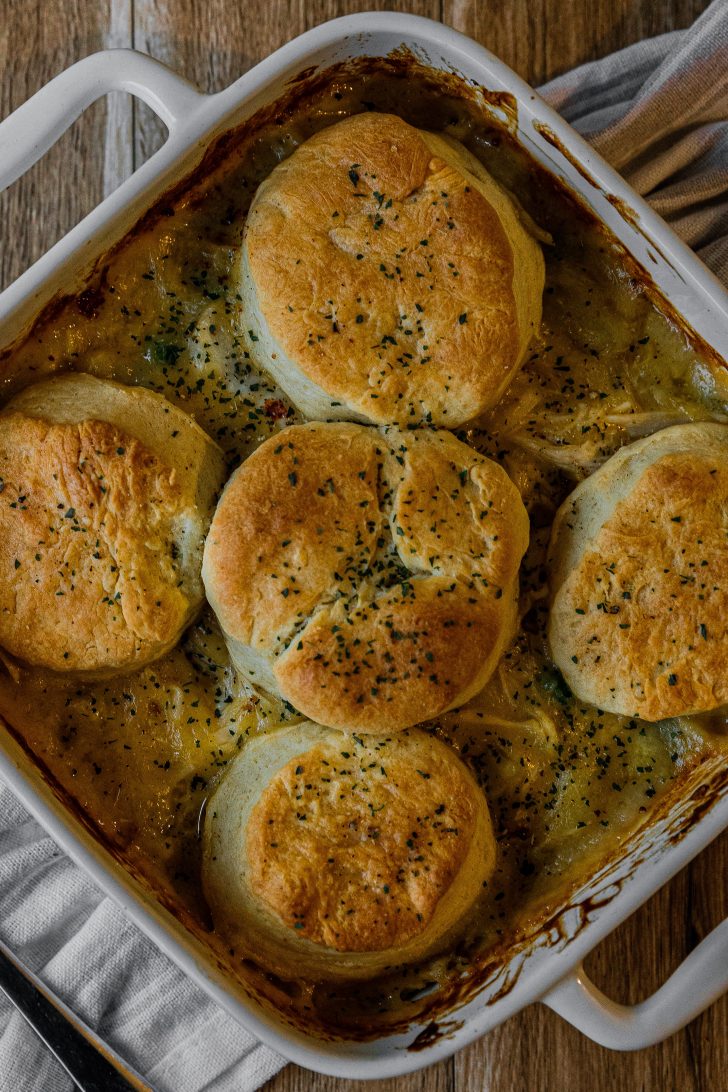 Chicken Biscuit Casserole - Sweet Pea's Kitchen