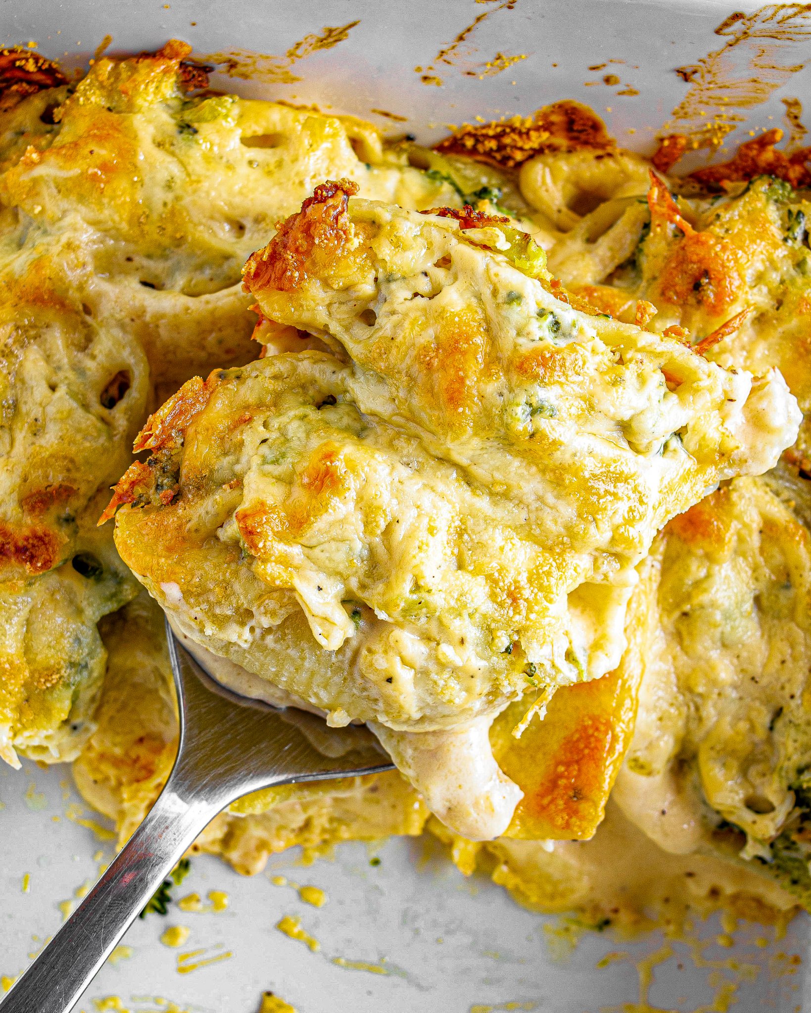 Chicken Broccoli Alfredo Stuffed Shells Sweet Pea's Kitchen