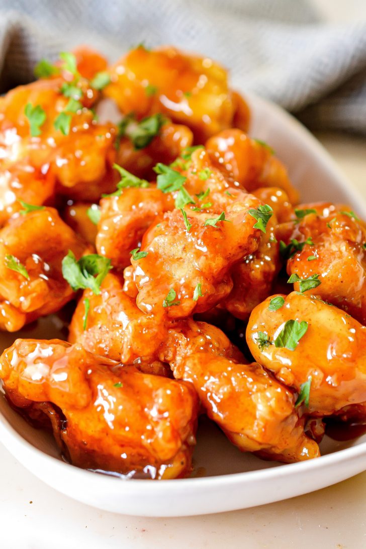 Crispy Honey Garlic Chicken - Sweet Pea's Kitchen