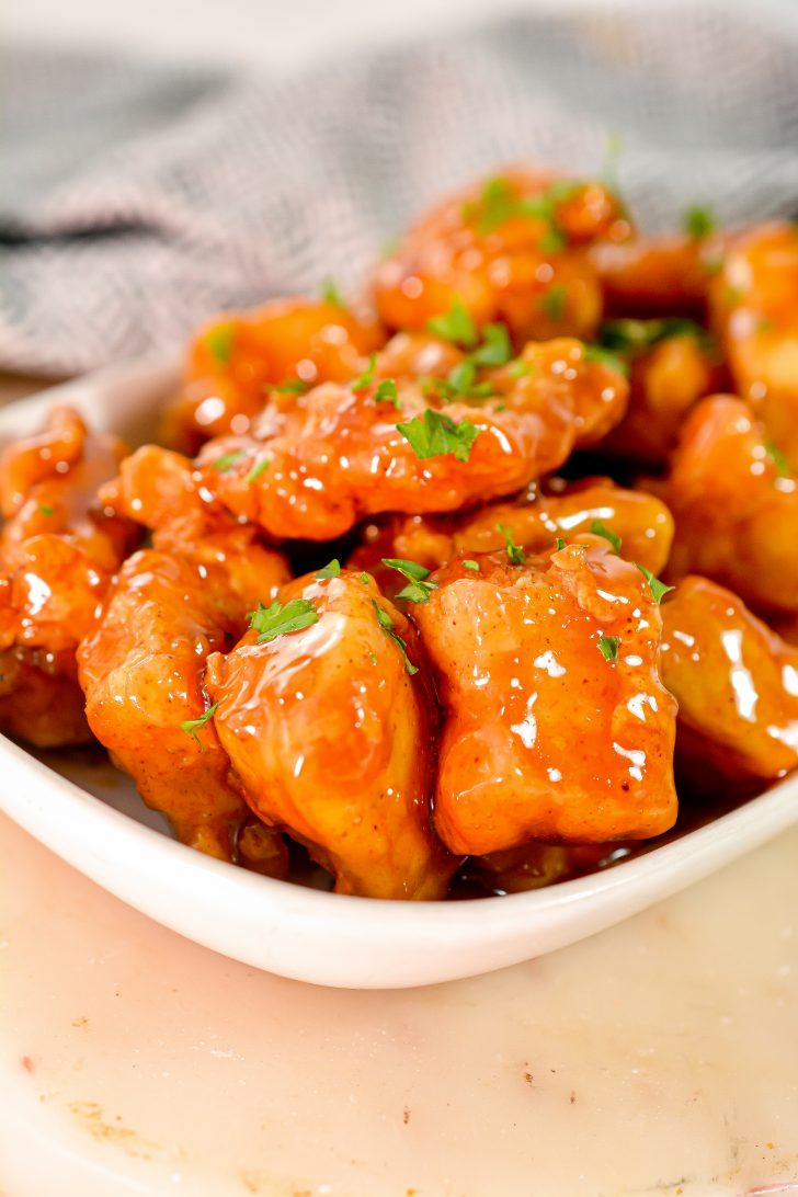 Crispy Honey Garlic Chicken - Sweet Pea's Kitchen