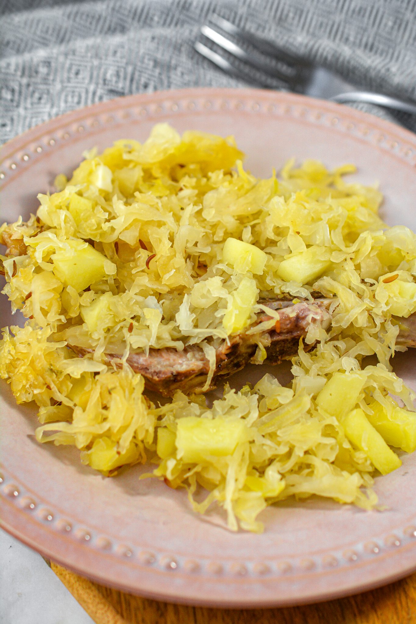 German Pork Chops and Sauerkraut - Sweet Pea's Kitchen