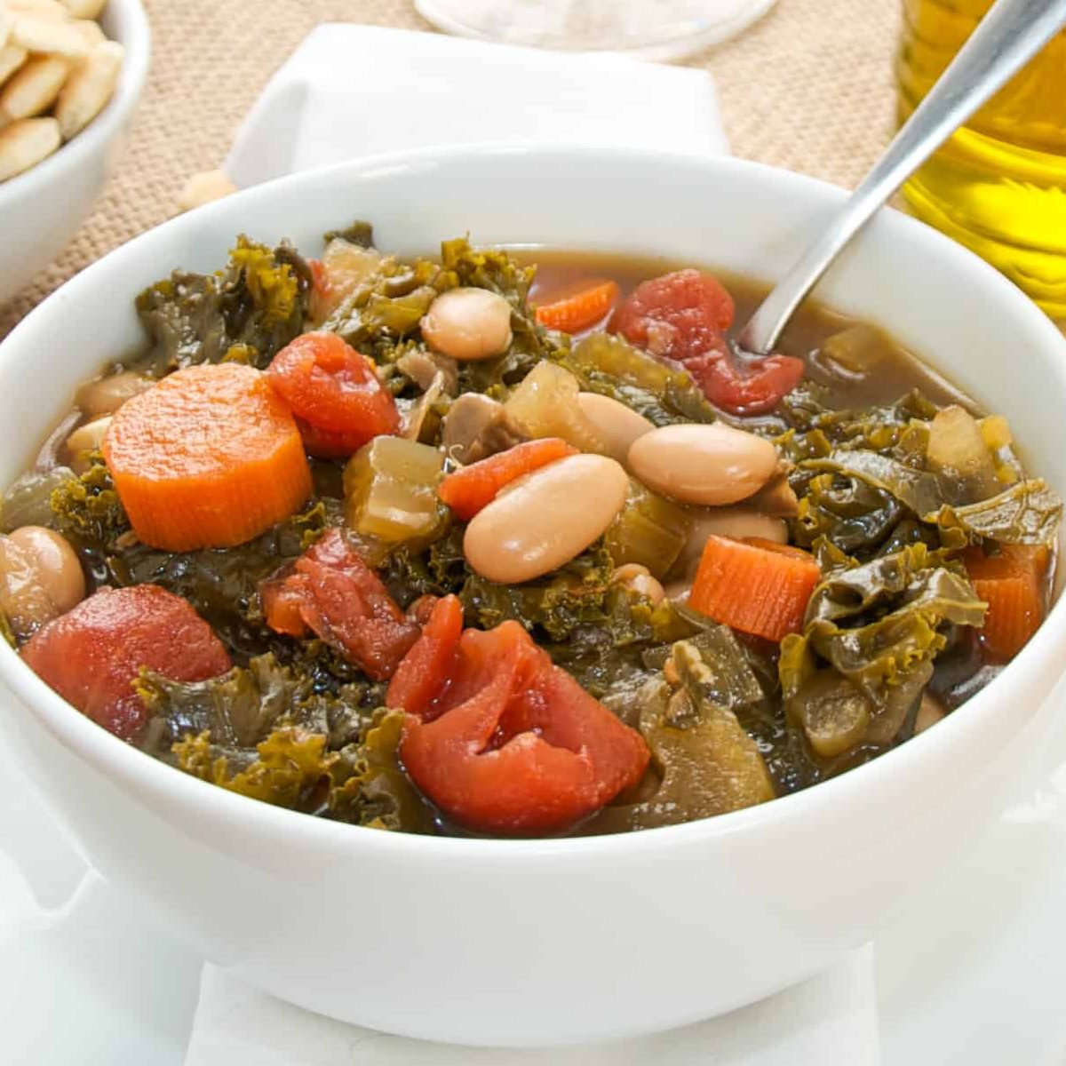 Vegetarian Tuscan Bean Stew 