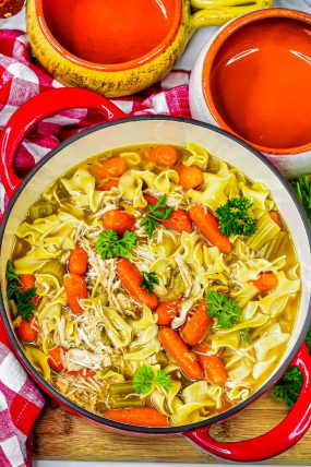 Homestyle Chicken Noodle Soup - Sweet Pea's Kitchen