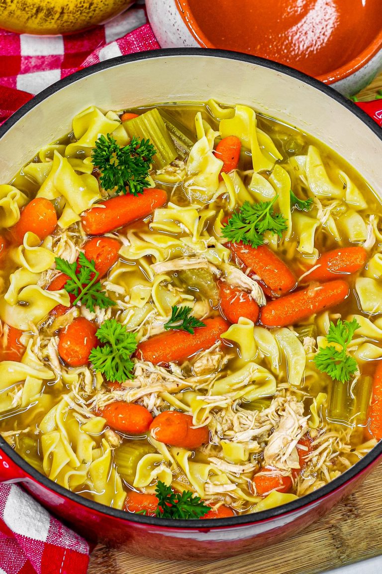 Homestyle Chicken Noodle Soup - Sweet Pea's Kitchen