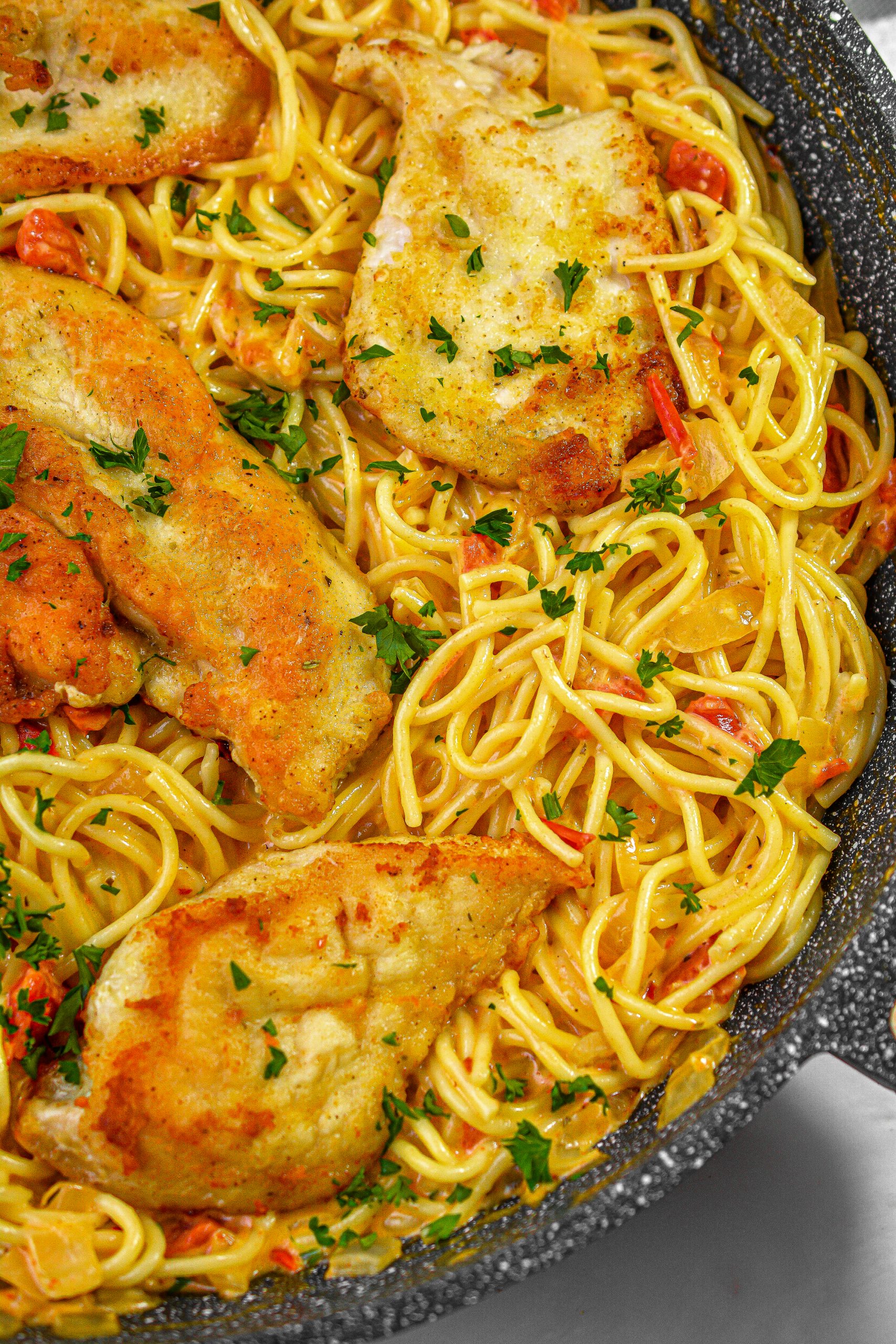 italian chicken pasta, creamy italian chicken pasta, italian chicken pasta recipe