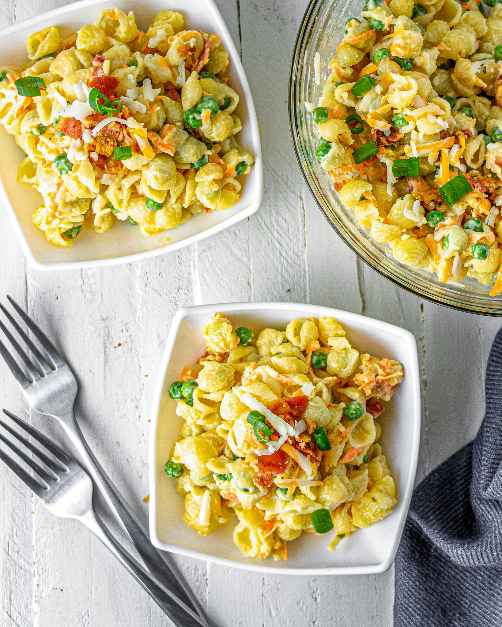 Ranch with Bacon, Peas and Pasta Sweet Pea's Kitchen