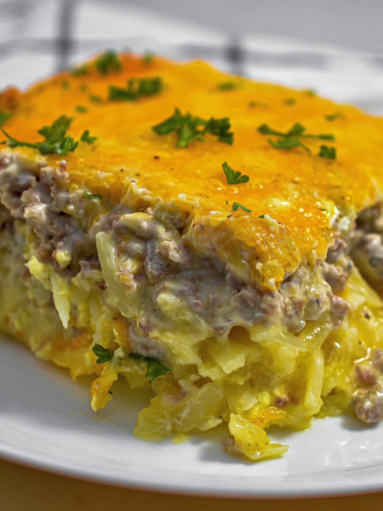 Sausage Egg And Cream Cheese Hashbrown Casserole Sweet Pea S Kitchen