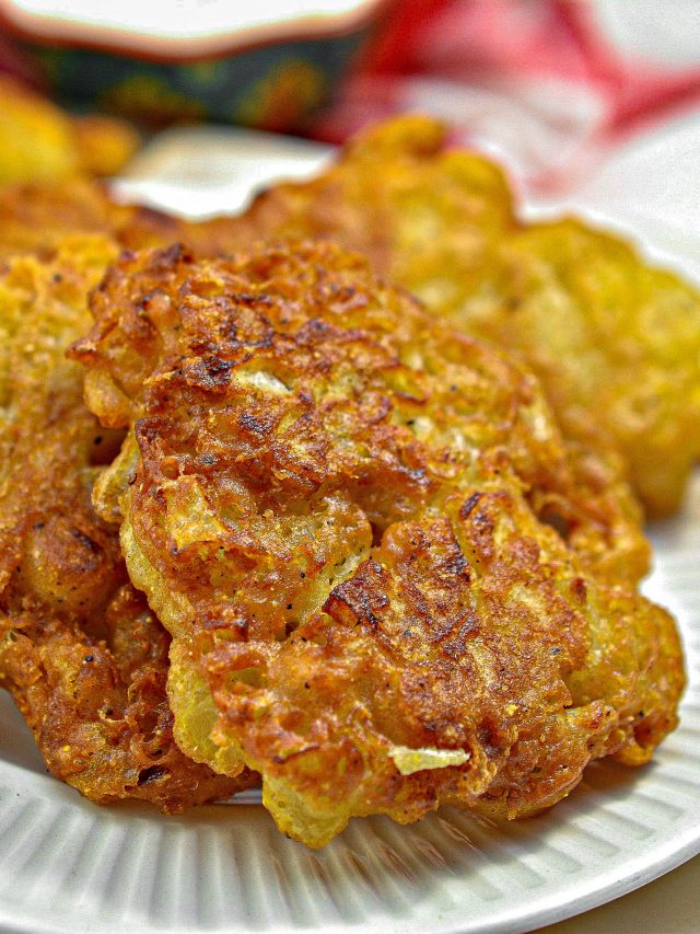 Amish Onion Fritters - Sweet Pea's Kitchen