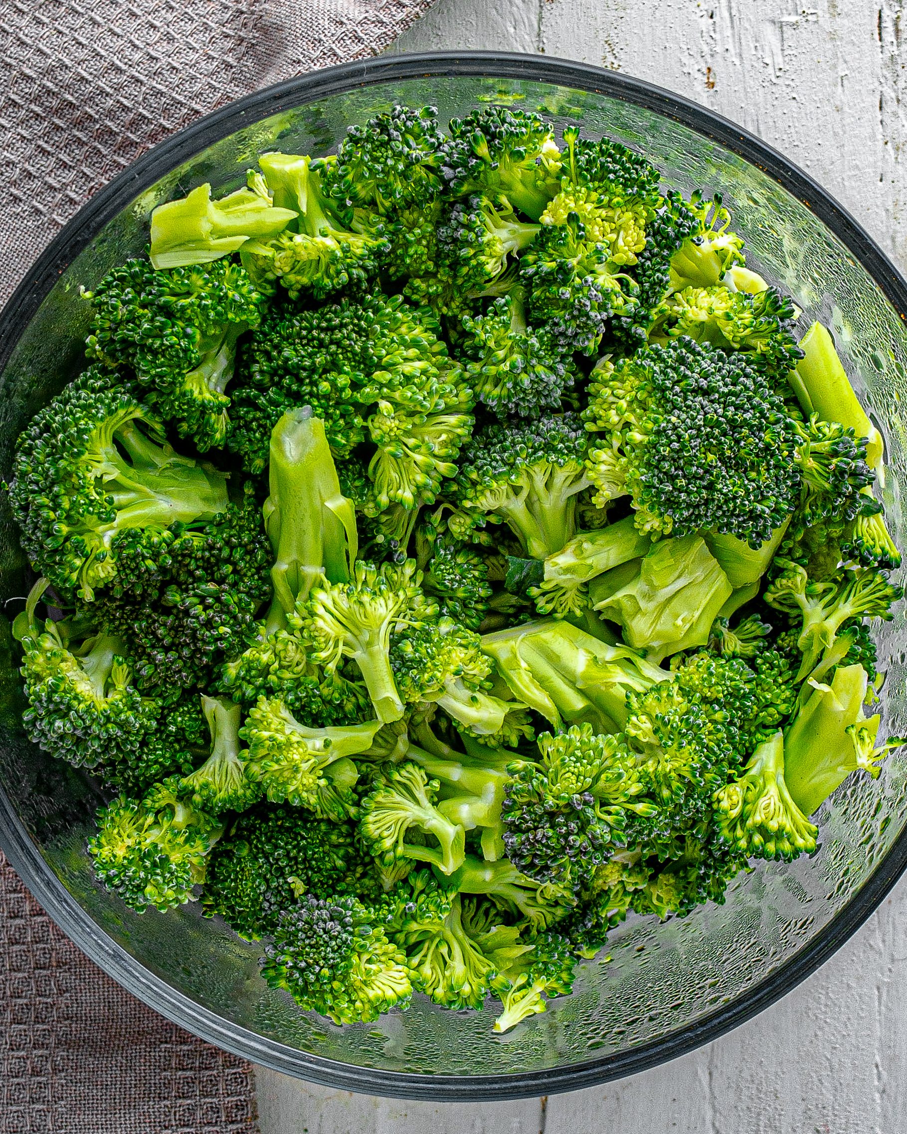 Steam the broccoli until done to your liking.