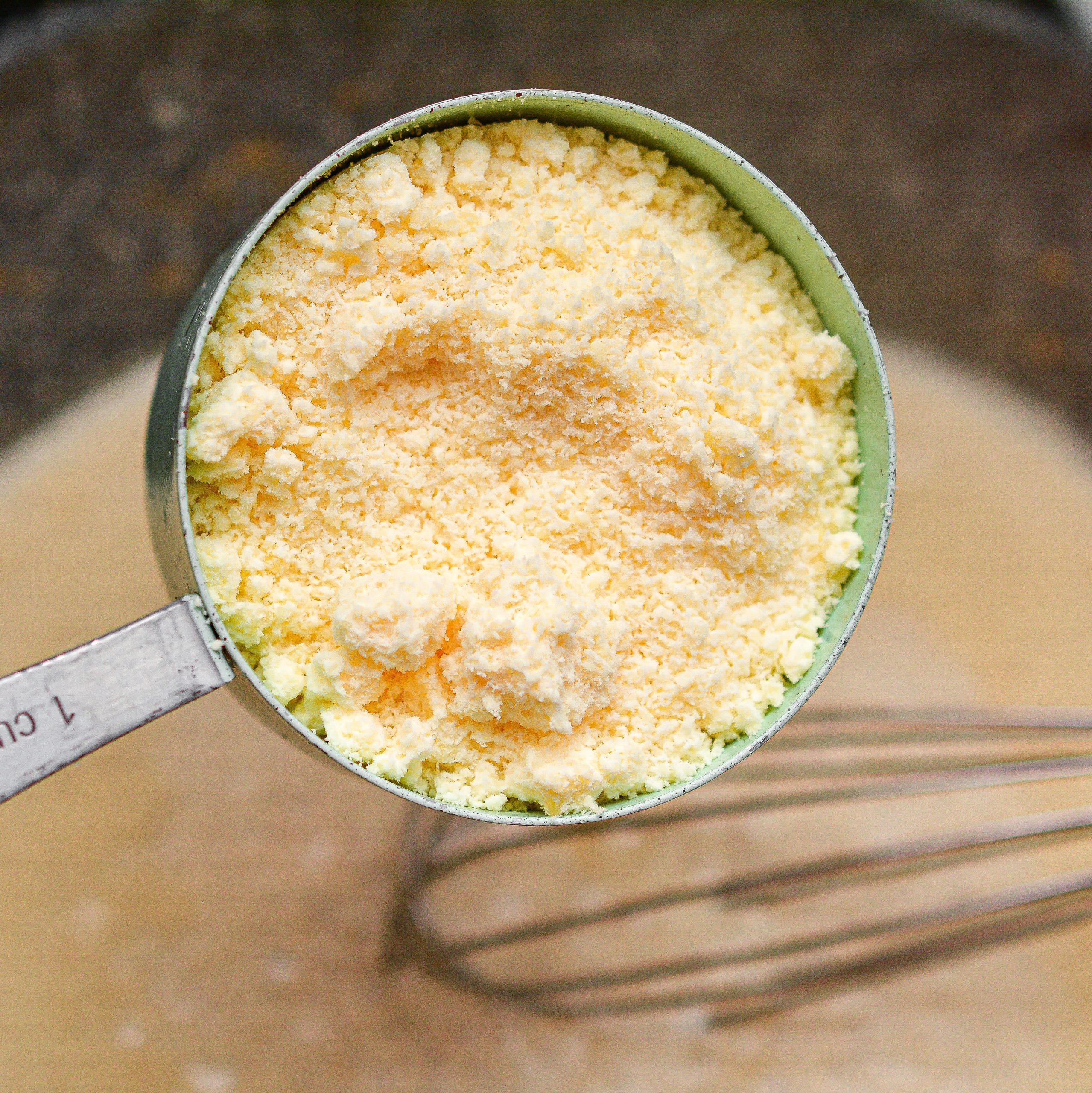 Stir in the Parmesan cheese until melted.