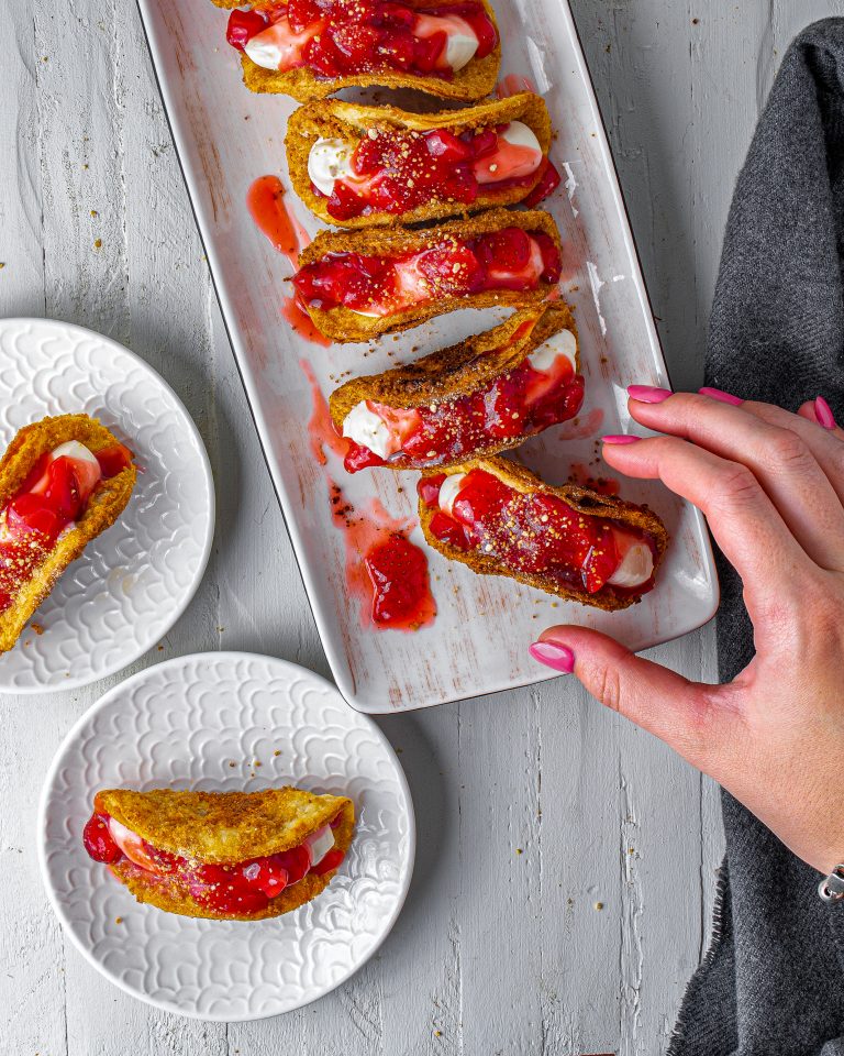 Cherry Cheesecake Tacos Sweet Pea's Kitchen