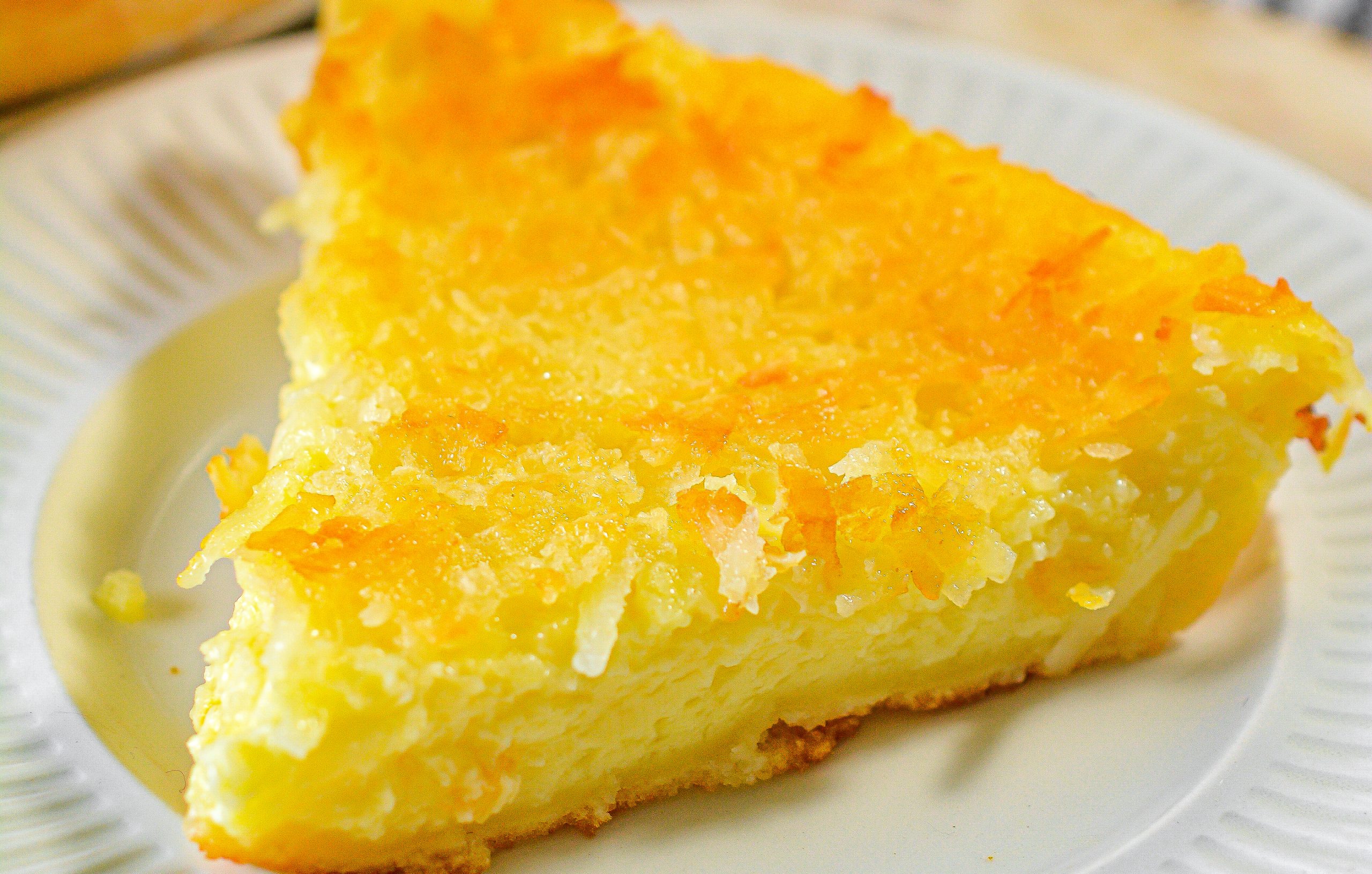 Coconut Custard Pie - Sweet Pea's Kitchen