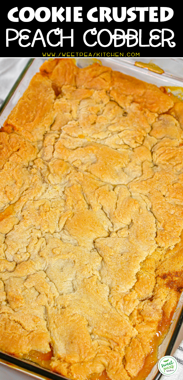 Cookie Crusted Peach Cobbler on Pinterest