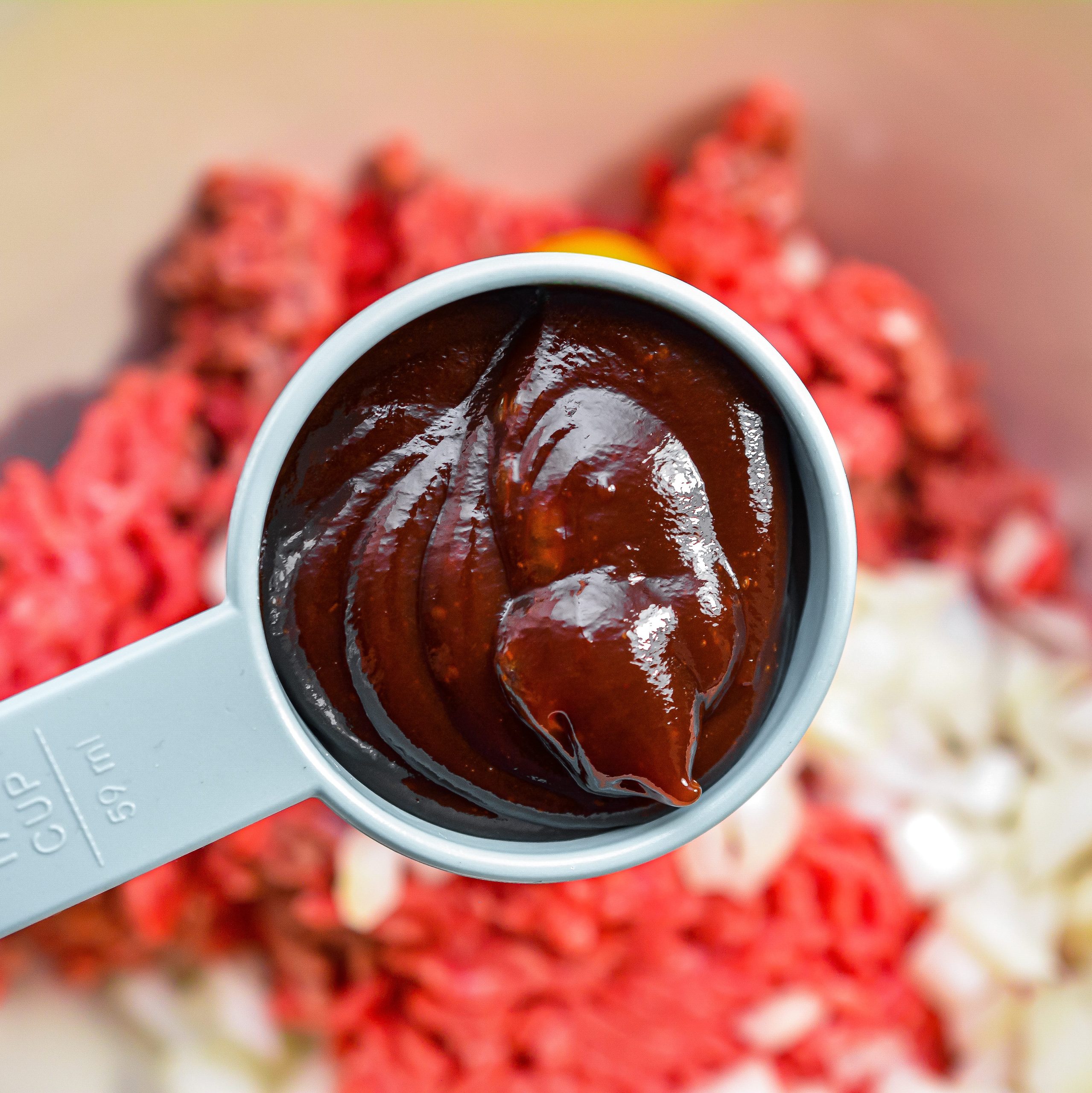 add ¼ cup of bbq sauce.