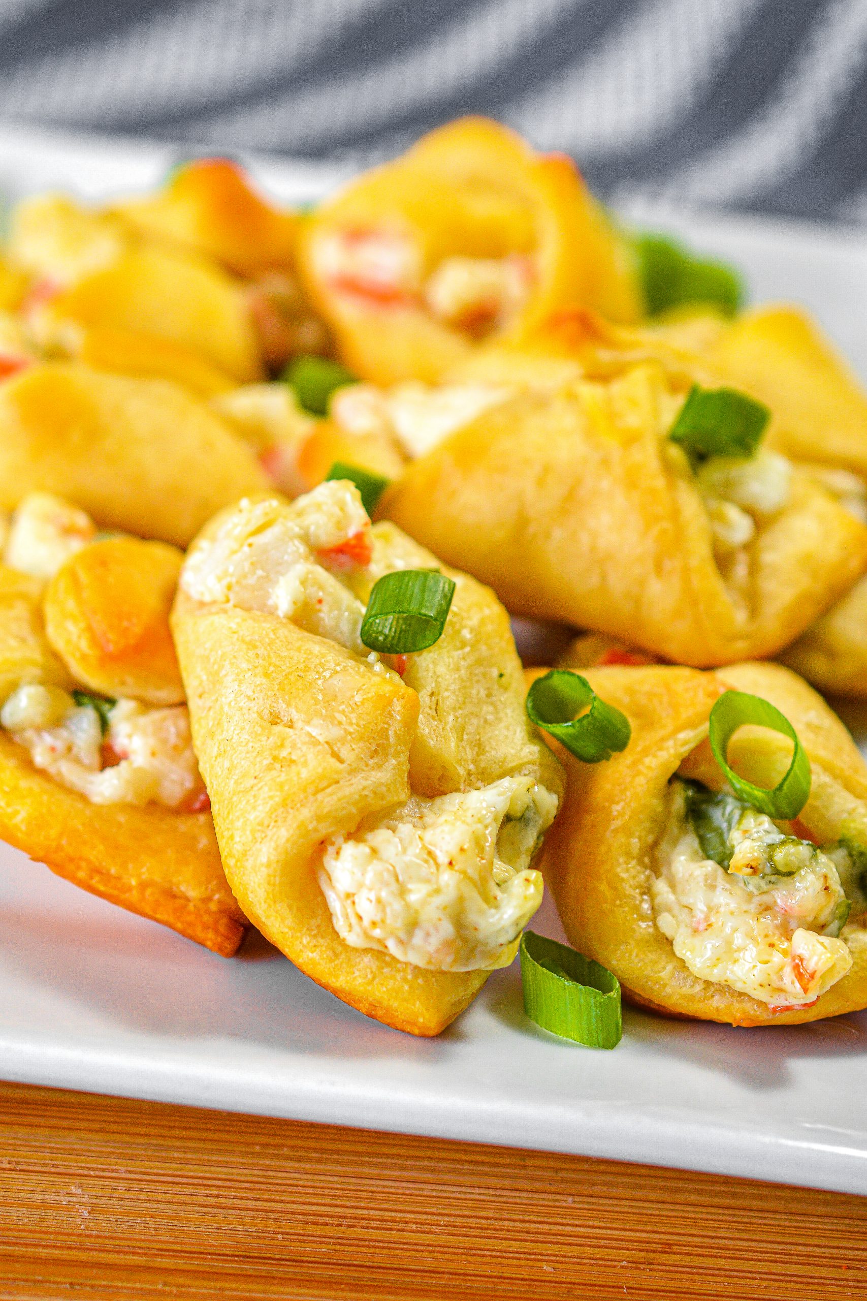 Crab and Cream Cheese Filled Crescent Rolls
