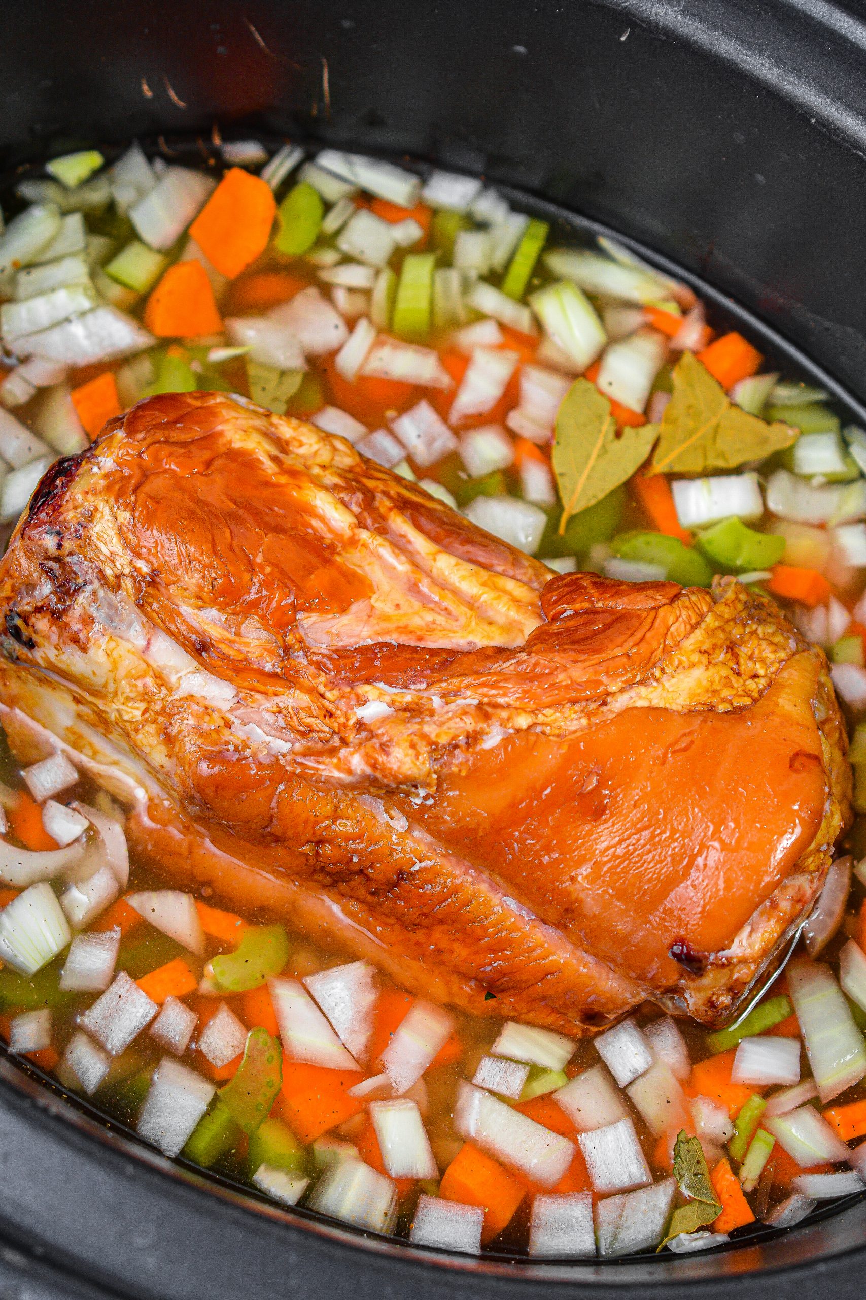 Crockpot Navy Bean and Ham Soup - Sweet Pea's Kitchen
